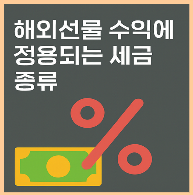 해외선물 수익에 적용되는 세금 종류