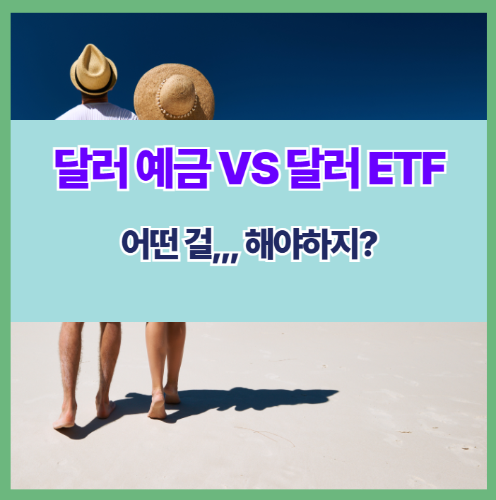 달러 예금 vs 달러 ETF