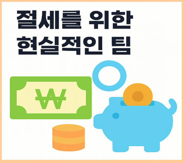 ✅ 절세를 위한 현실적인 팁