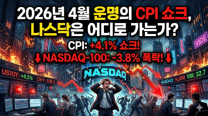 [심층 리포트] 2026년 4월 운명의 CPI 쇼크, 나스닥은 어디로 가는가?